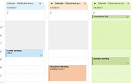 Side-by-Side Calendaring. Outlook Plugin, CalDAV, CardDAV.